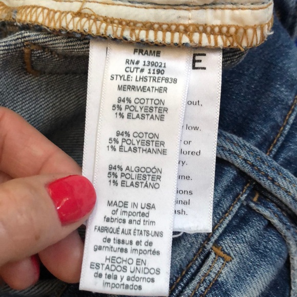 FRAME Le High Straight - Picture 6 of 6